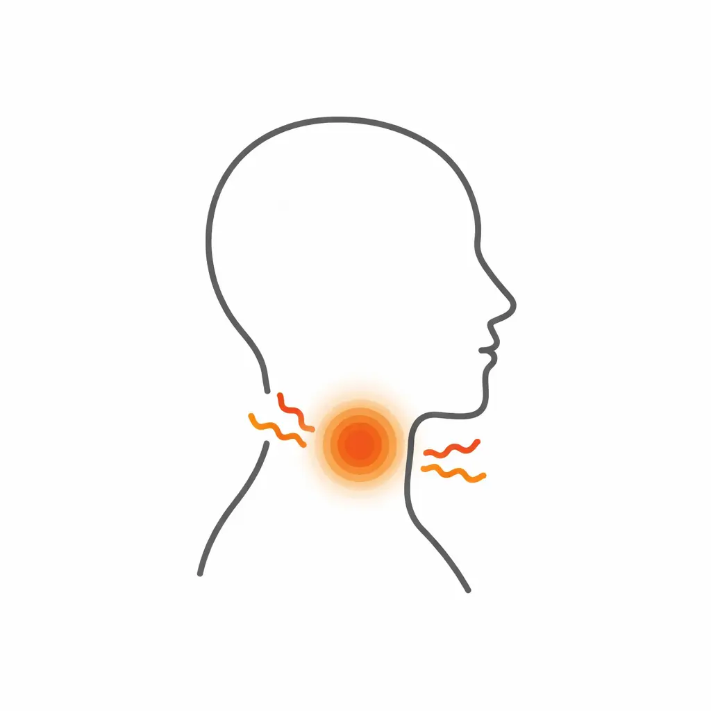 Inflammation de la gorge et angines à répétition illustration
