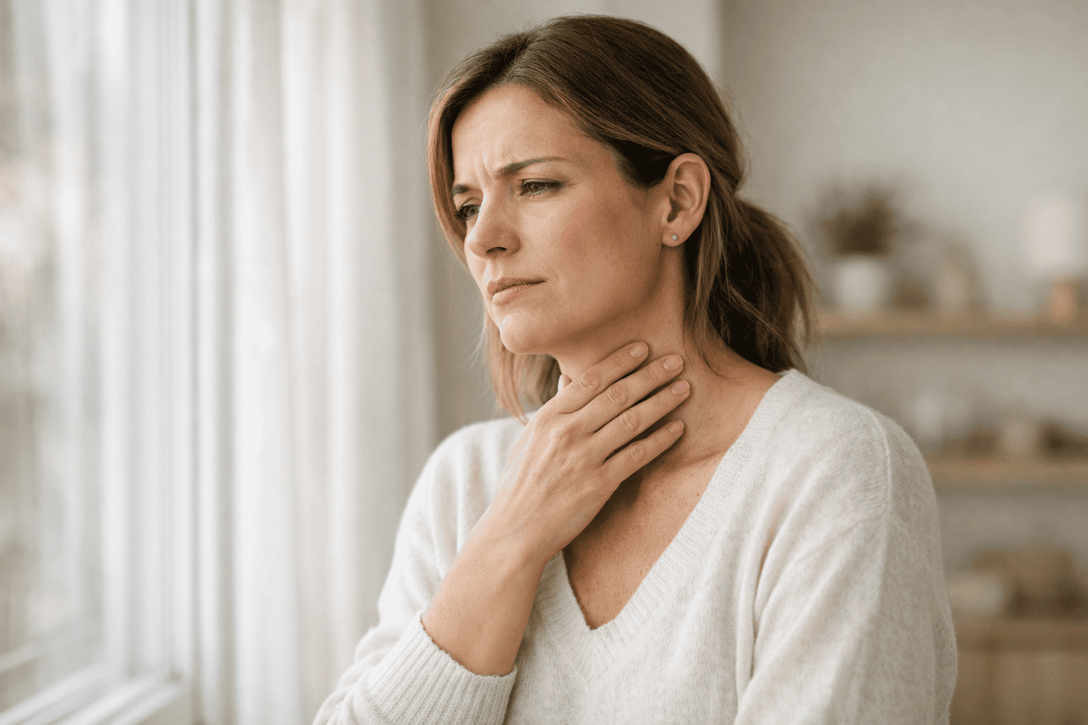 sensation boule dans la gorge liée au stress