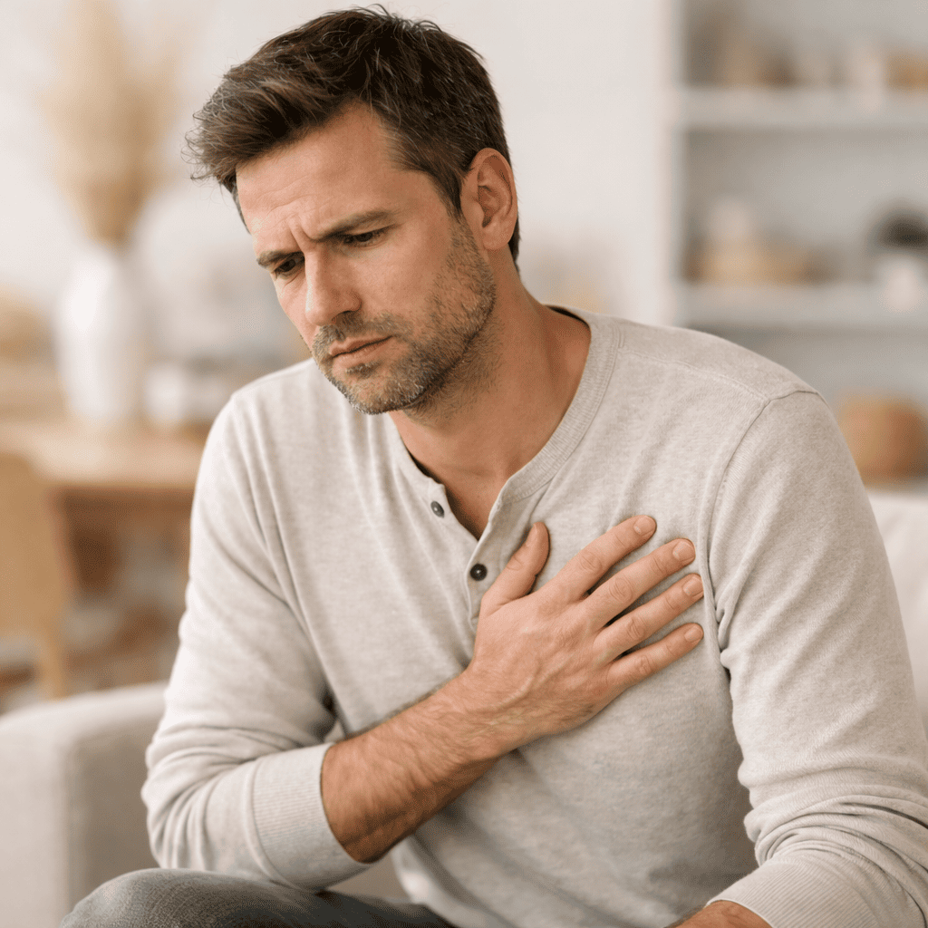 sensation cœur qui bat vite liée au stress