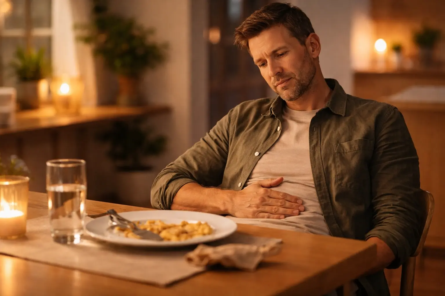 Sensation de digestion lente et lourdeur après un repas