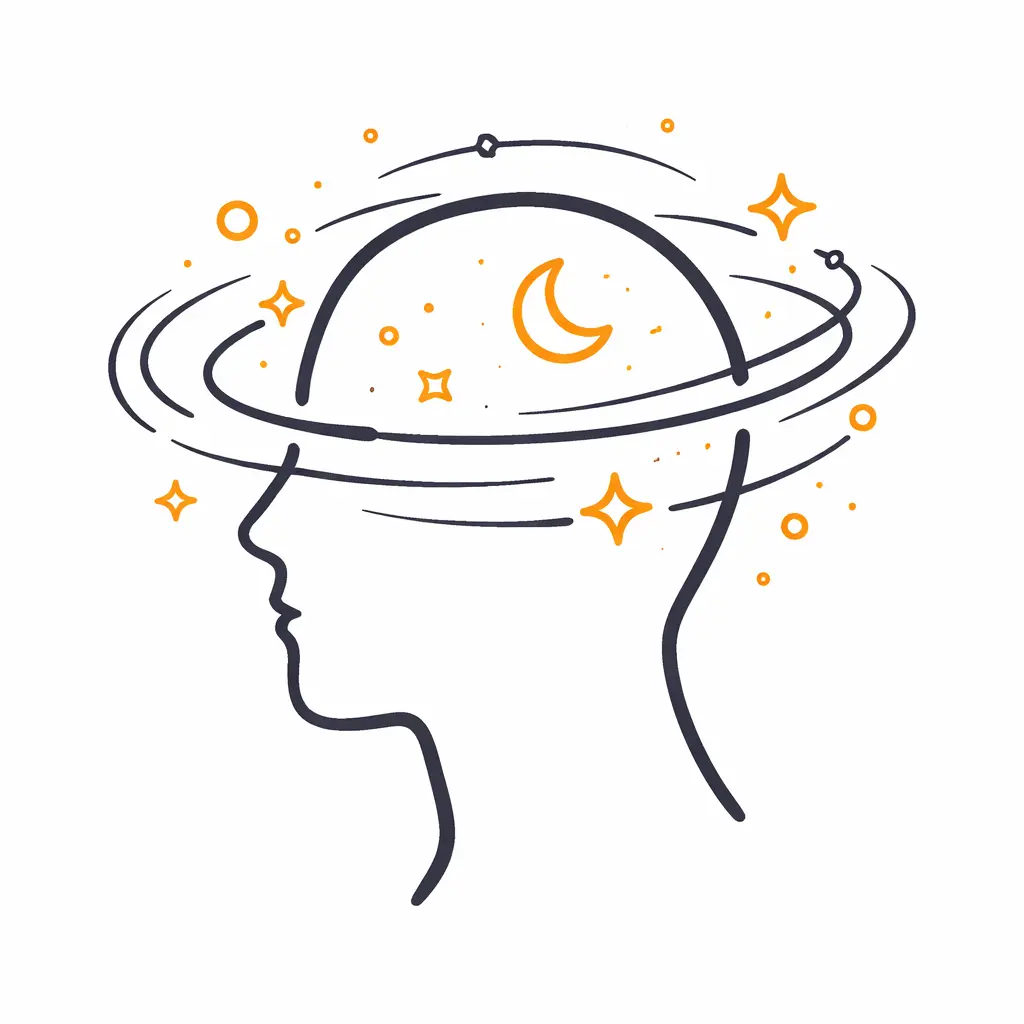 illustration difficulté endormissement mental