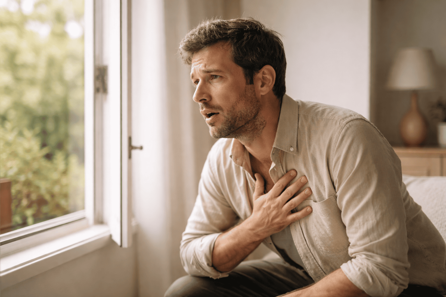 sensation d’étouffer liée au stress