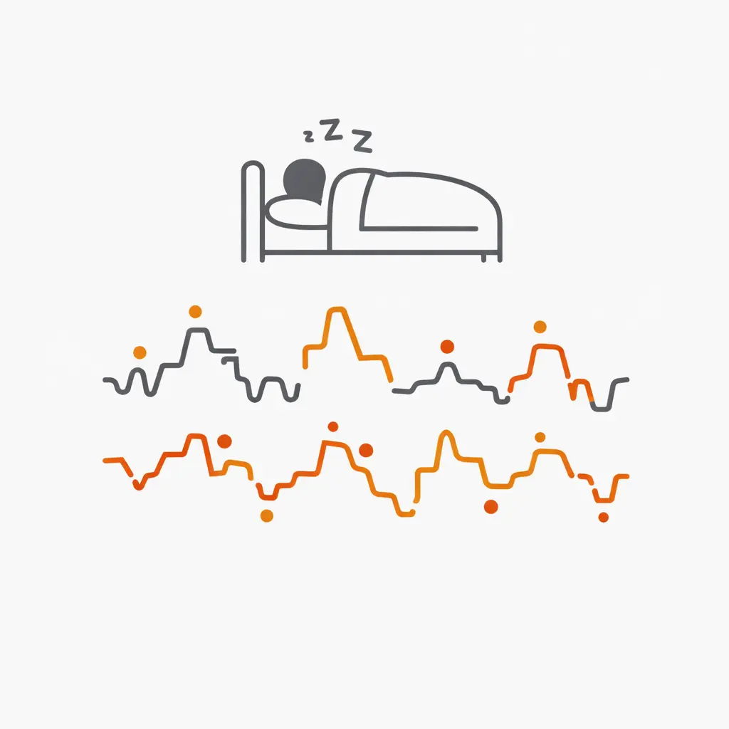 illustration sommeil agité cycles perturbés