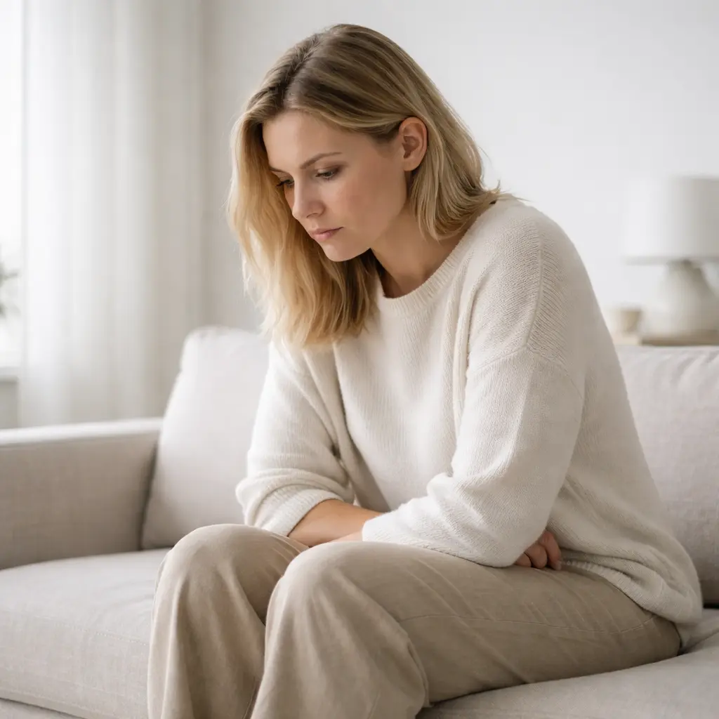 Troubles digestifs liés au stress avec tension intérieure